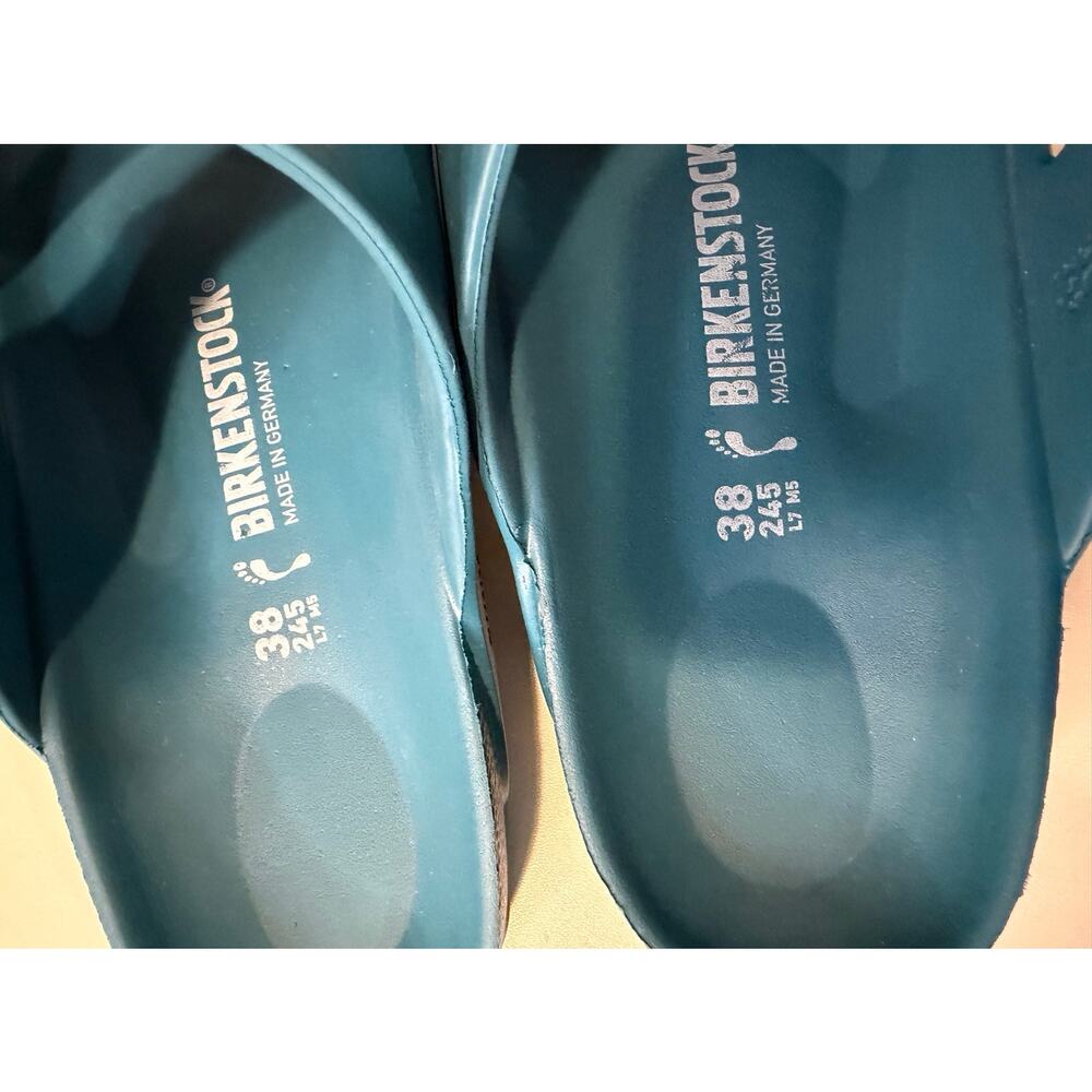 EUC Birkenstock Arizona Eva Sandals in Turquoise - Size 38 - Picture 6 of 8